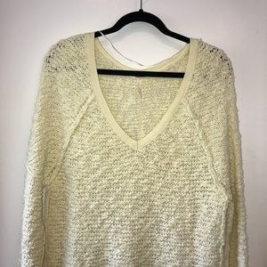 YELLOW KNITTED SWEATER